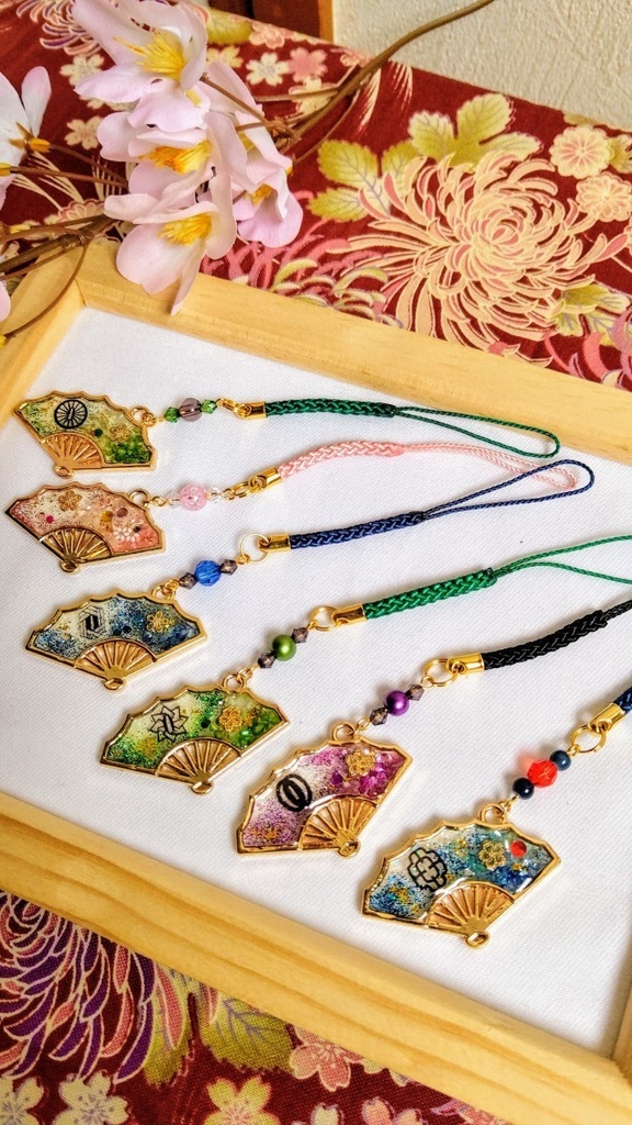 ☆花扇まとめ☆　鬼滅の刃イメージアクセサリー