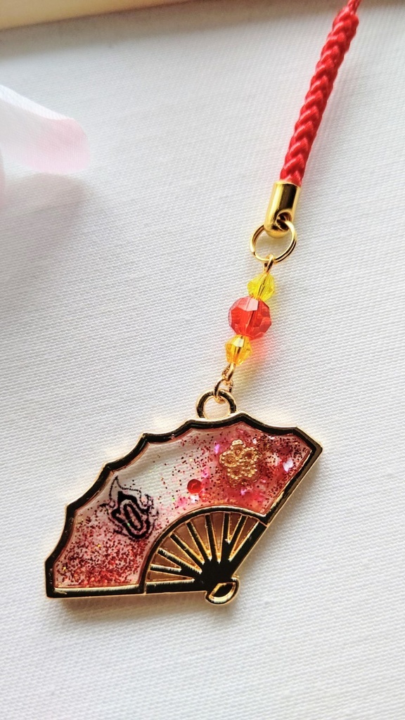 ★花扇★ 鬼滅の刃 煉獄杏寿郎イメージ アクセサリー