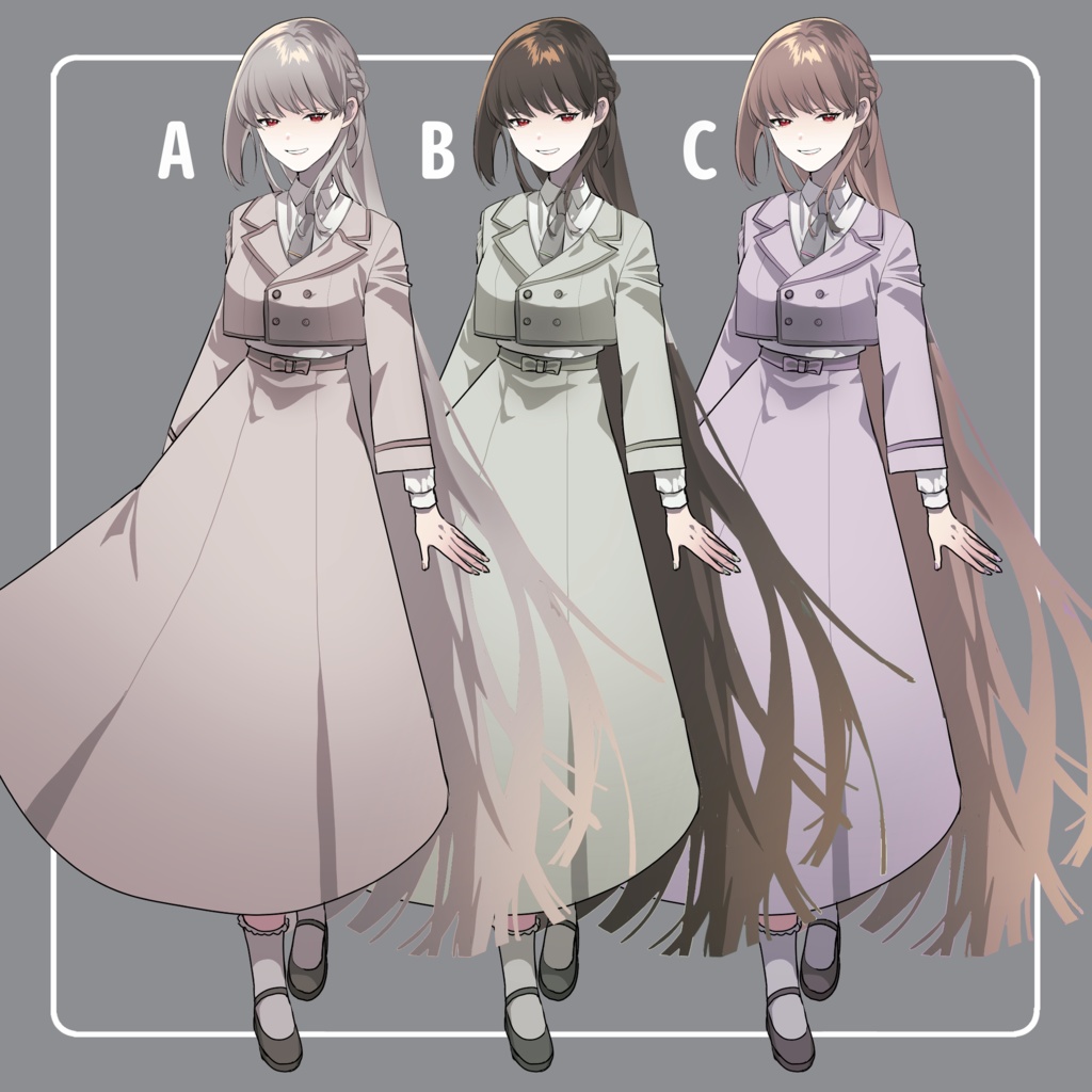 女性立ち絵素材