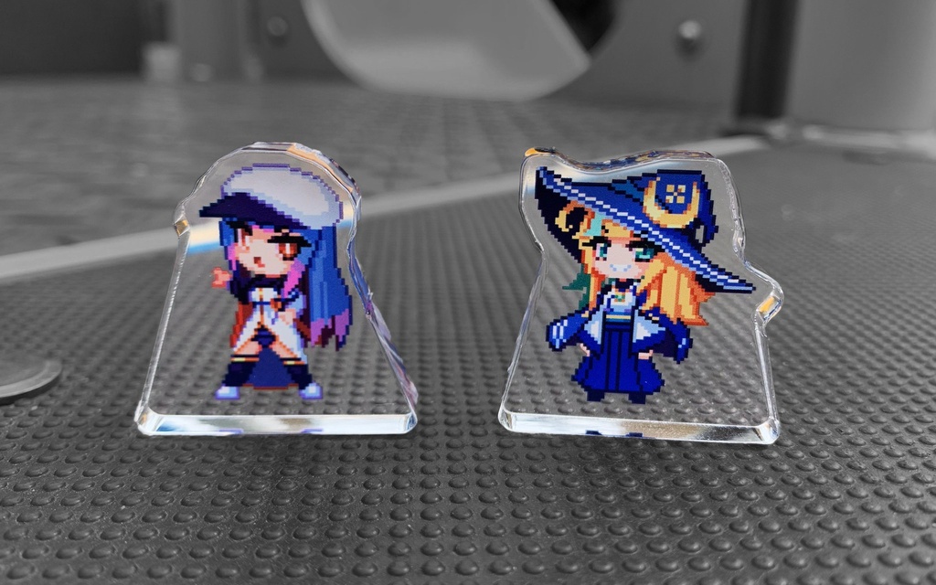 オリジナルドット絵アクリルマスコット