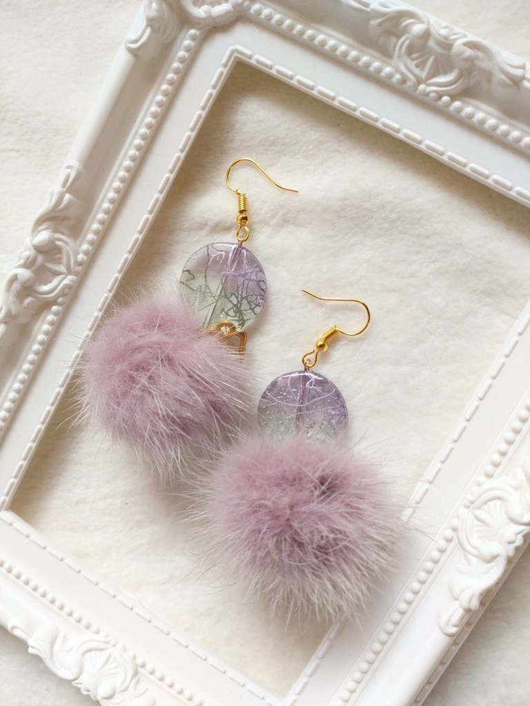 村雲江、五月雨江のピアス(イヤリングに変更可能です)