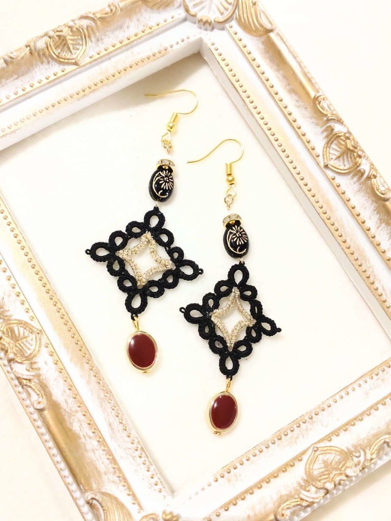 伊達組ピアス(イヤリングに変更可能です)