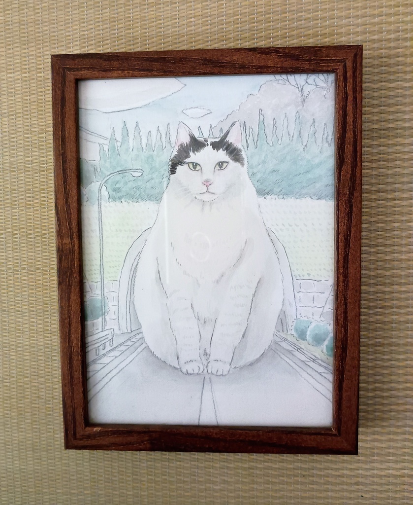 イラスト『トンネルの白丸』