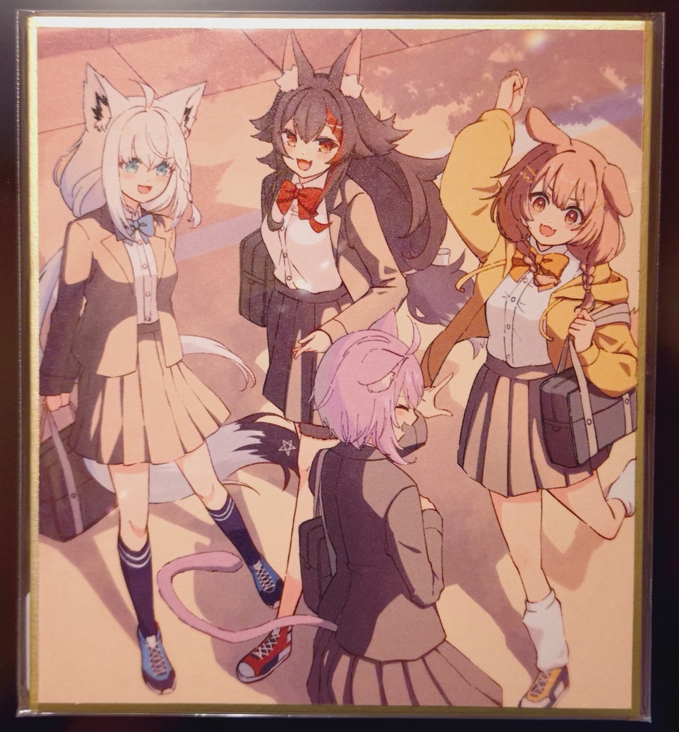 ホロライブゲーマーズ複製ミニ色紙