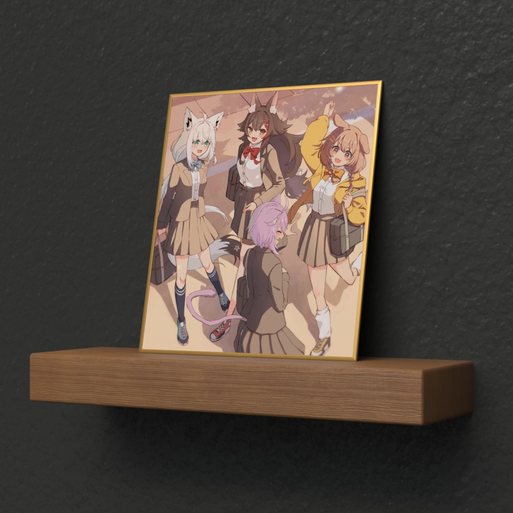 ホロライブゲーマーズ複製ミニ色紙