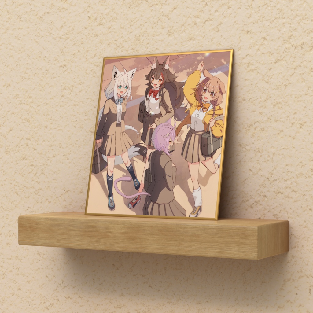 ホロライブゲーマーズ複製ミニ色紙