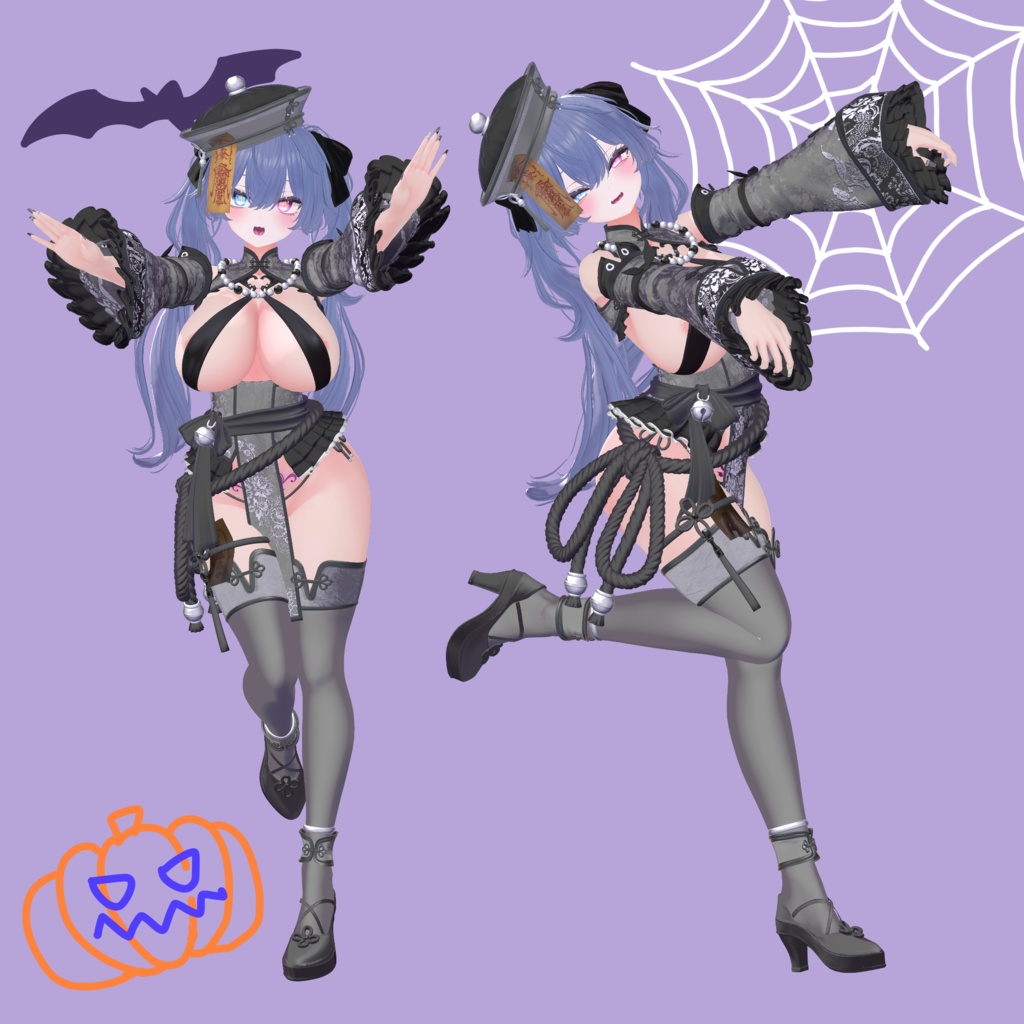 【無料】TKN POSE Halloween【VRChat】