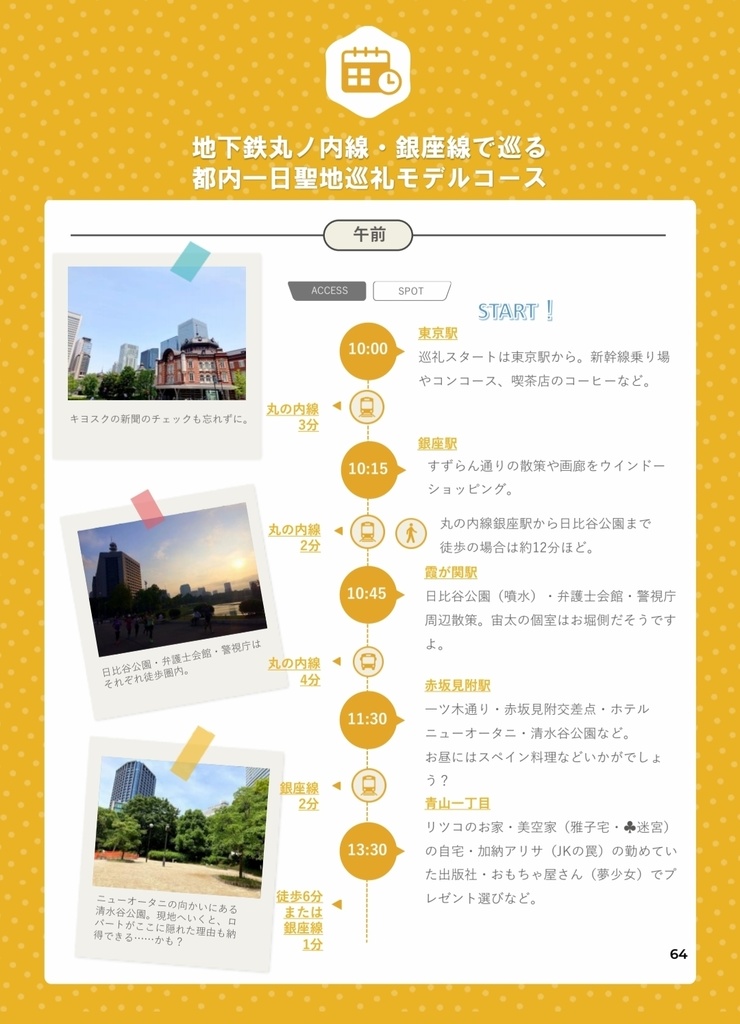 星子♥️宙太恋巡礼ガイド