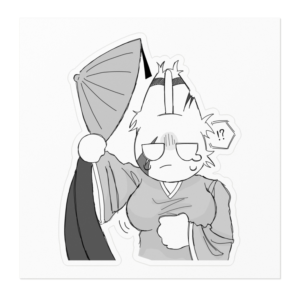 泣き江戸さん【ステッカー】