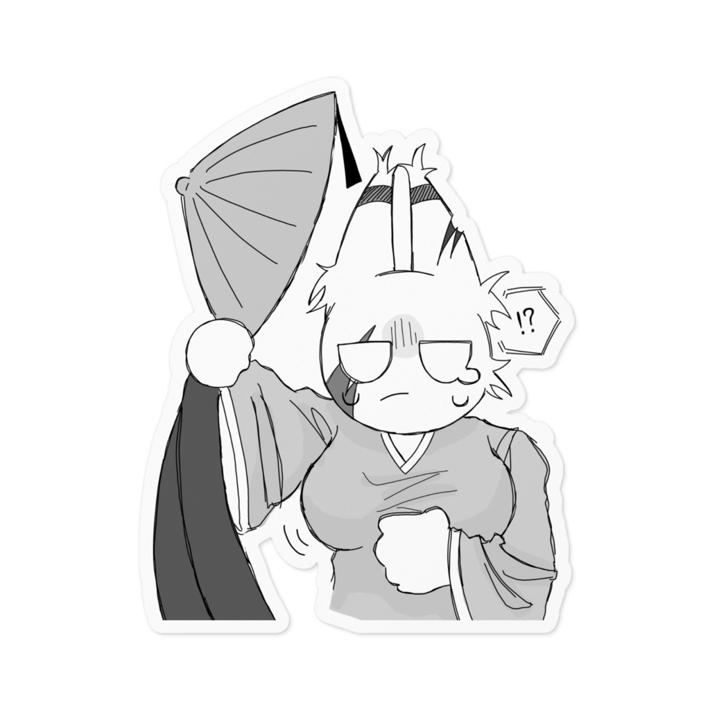 泣き江戸さん【ステッカー】