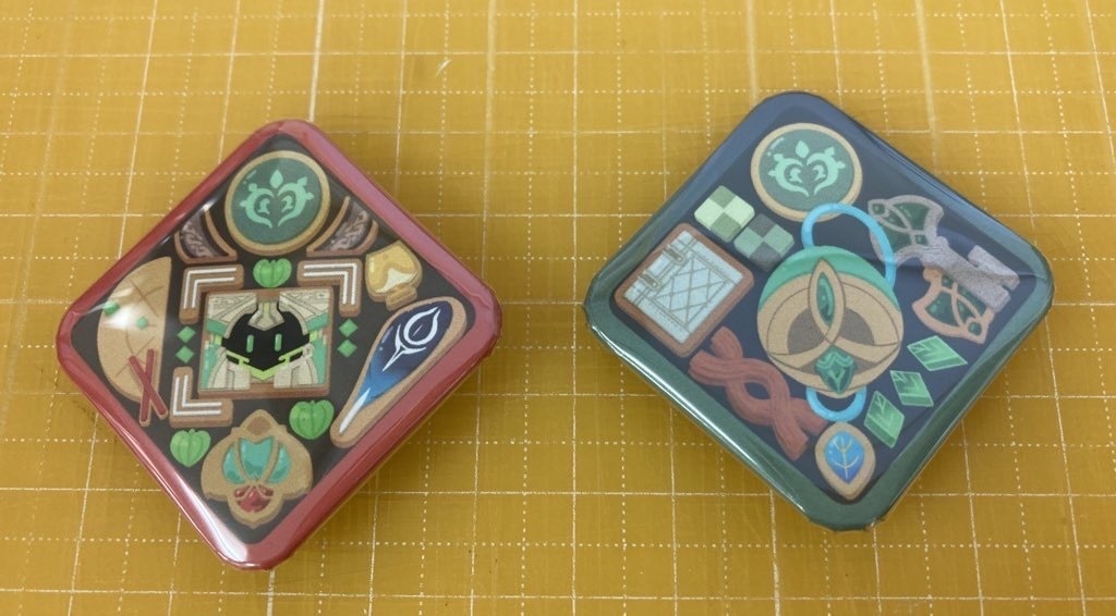 クッキー缶バッジ