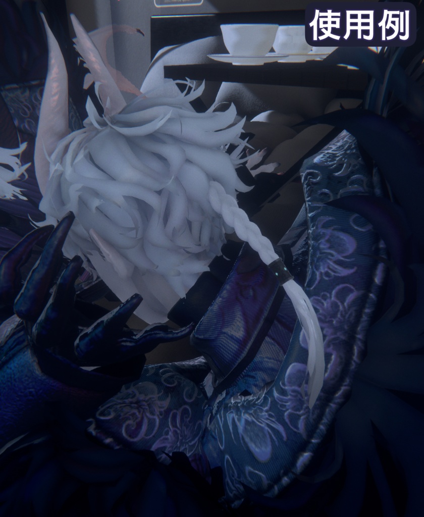 ケルト風三つ編みエクステ