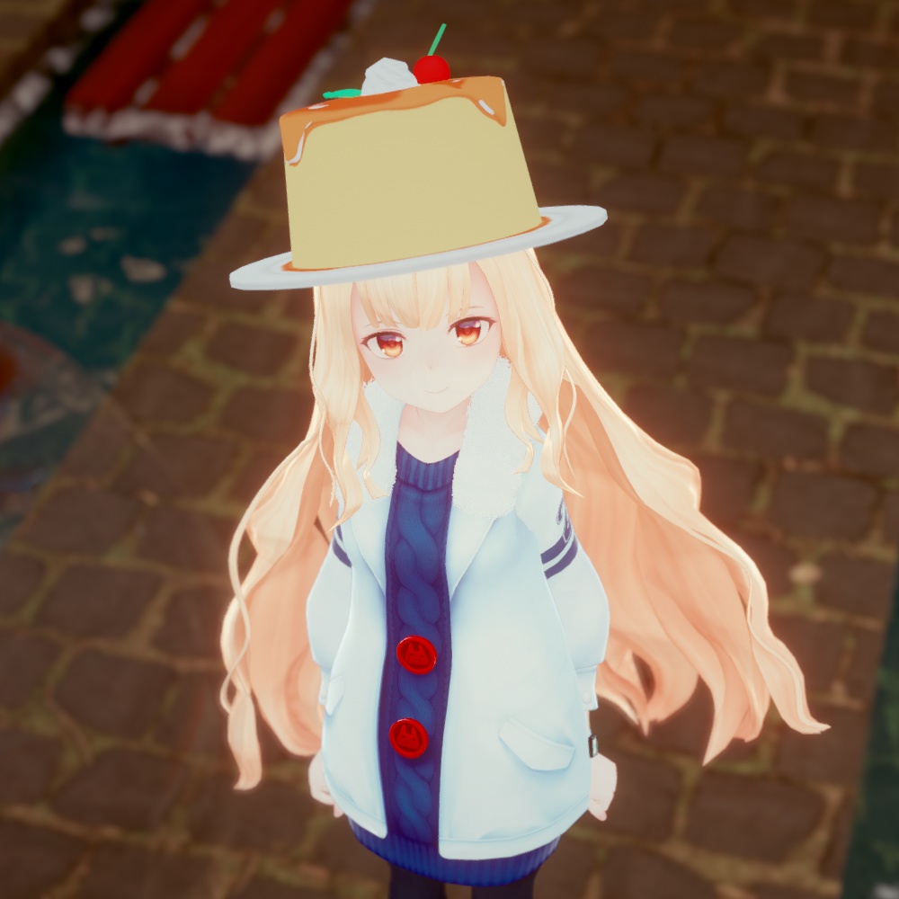 【無料】プリンの帽子