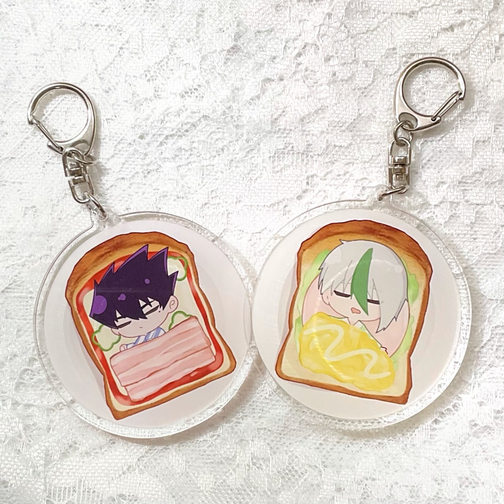 烏乙トーストアクキーセット