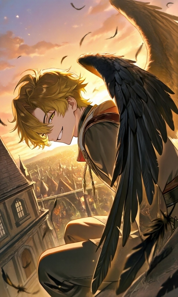 黄昏時の堕天使