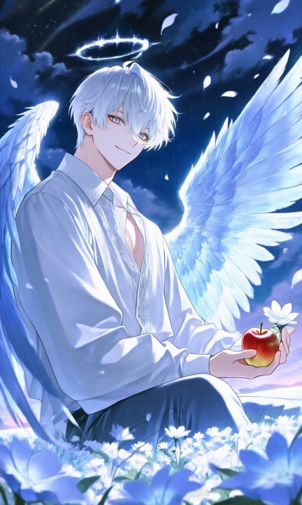 静寂の中の白天使