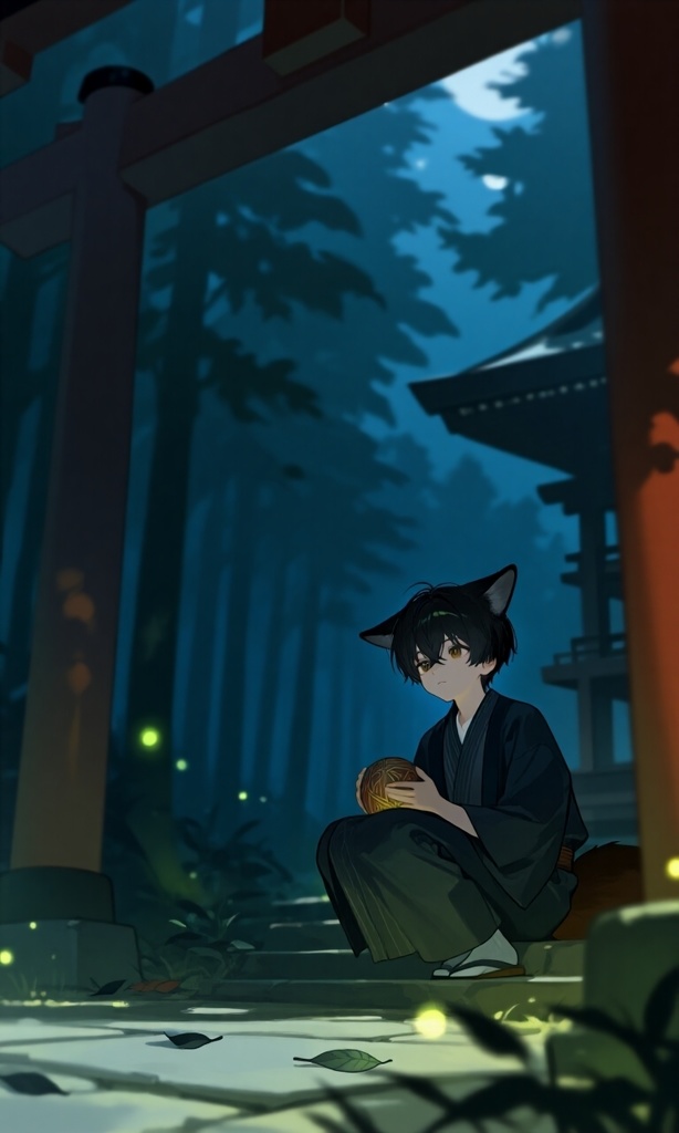 鳥居の前で待ち合わせ