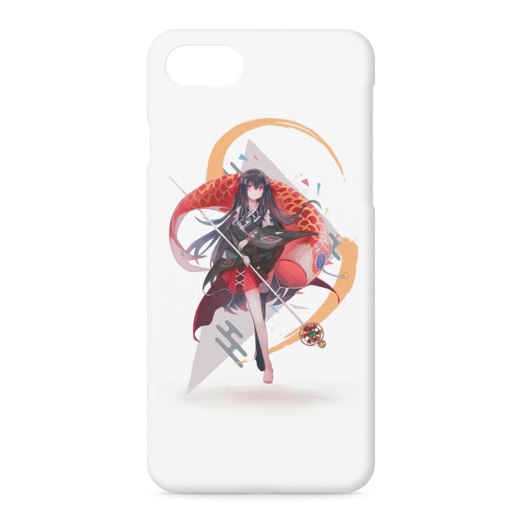 こいのぼりと少女 iPhoneケース iPhone 8 / 7 / SE2 / 8 Plus / 7 Plus / XS / X / XR / XS Max / 11 / 11 Pro / 11 Pro Max / 12 / 12 Pro / 12 Pro Max / 12 mini