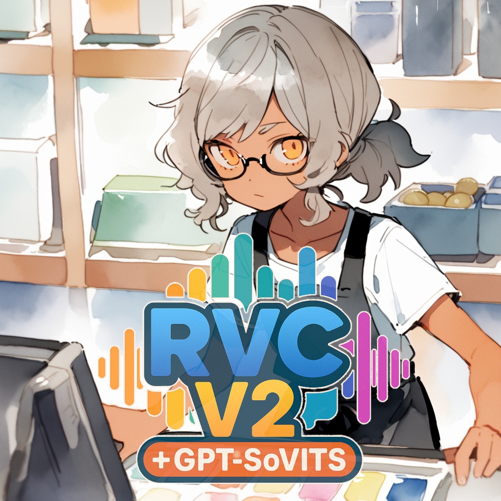 【ささやき対応】RVC V2モデル「店員C」+TTS