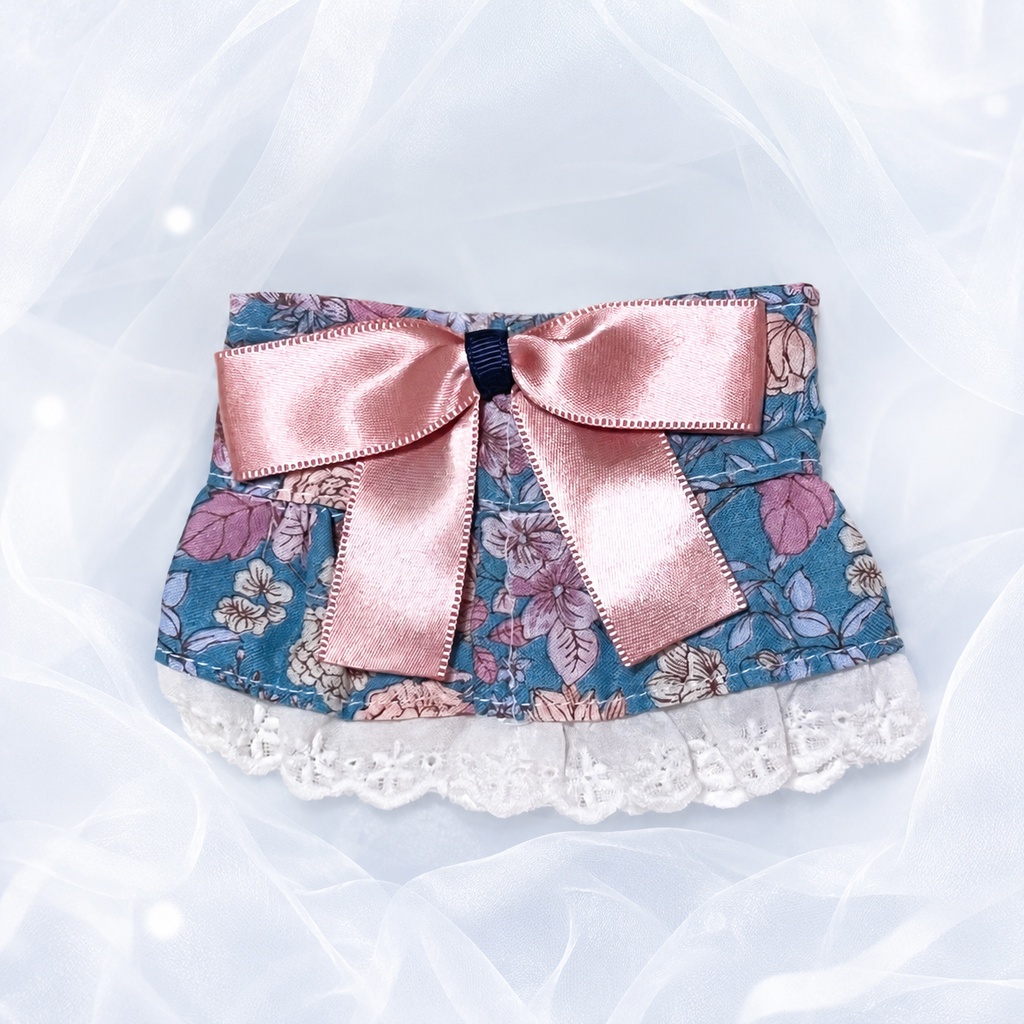 もちマス用 花柄ワンピースセット