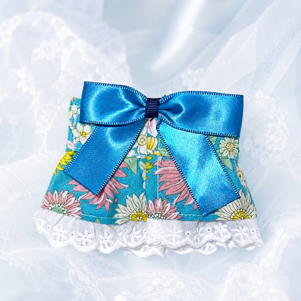 もちマス用 花柄ワンピースセット