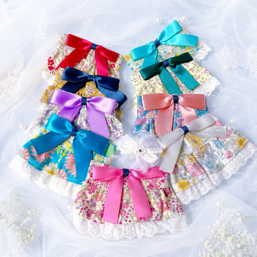 もちマス用 花柄ワンピースセット