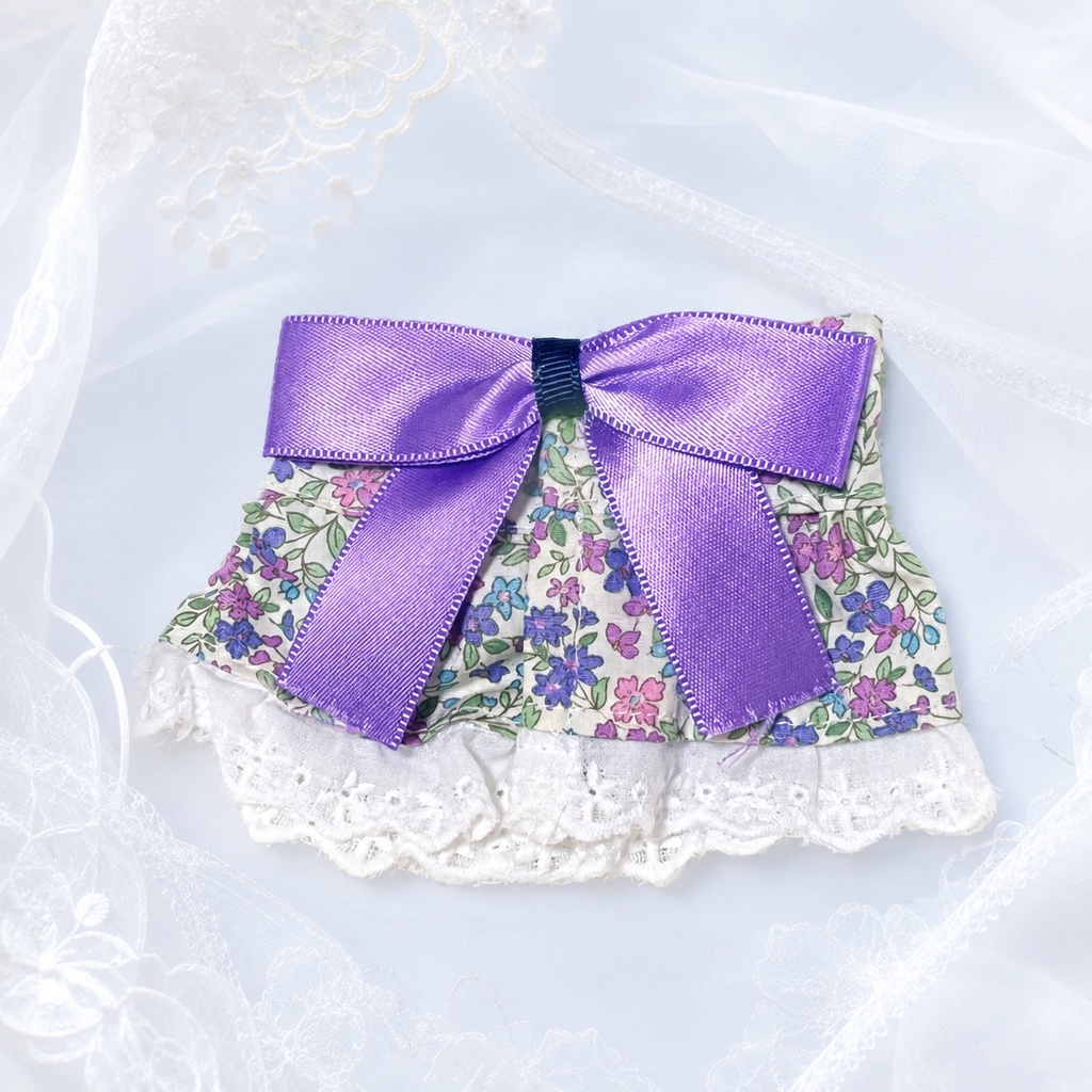 もちマス用 花柄ワンピースセット