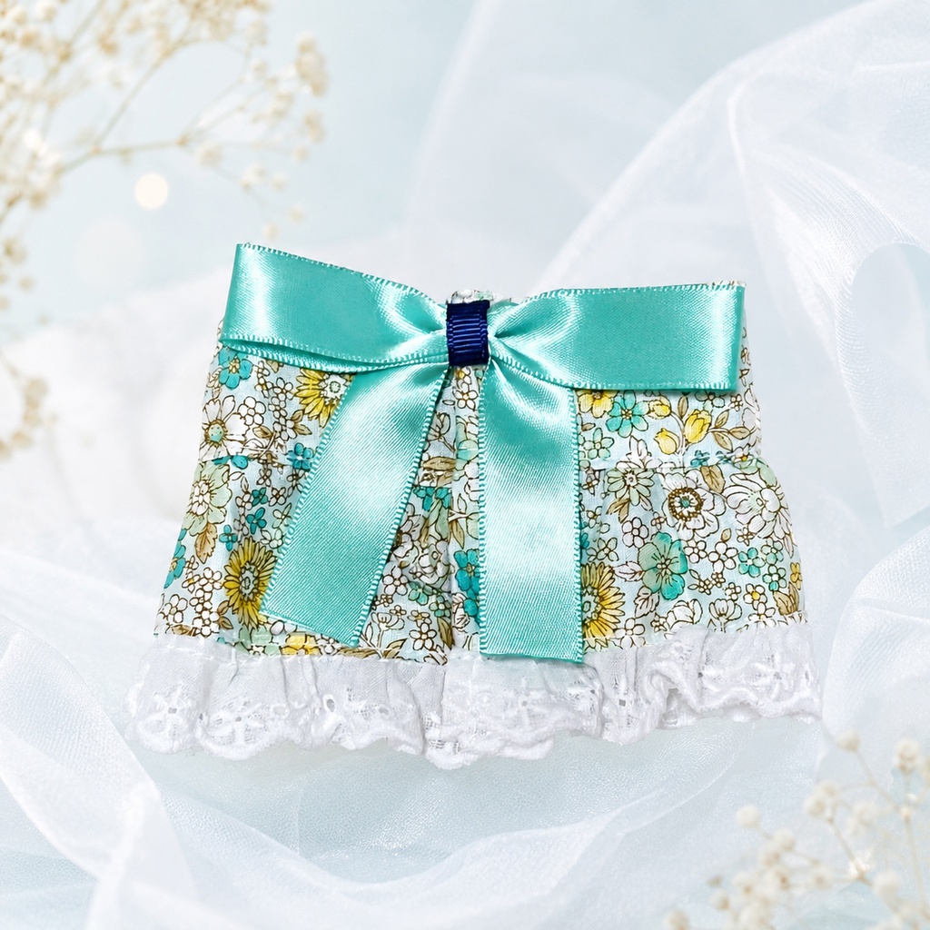 もちマス用 花柄ワンピースセット
