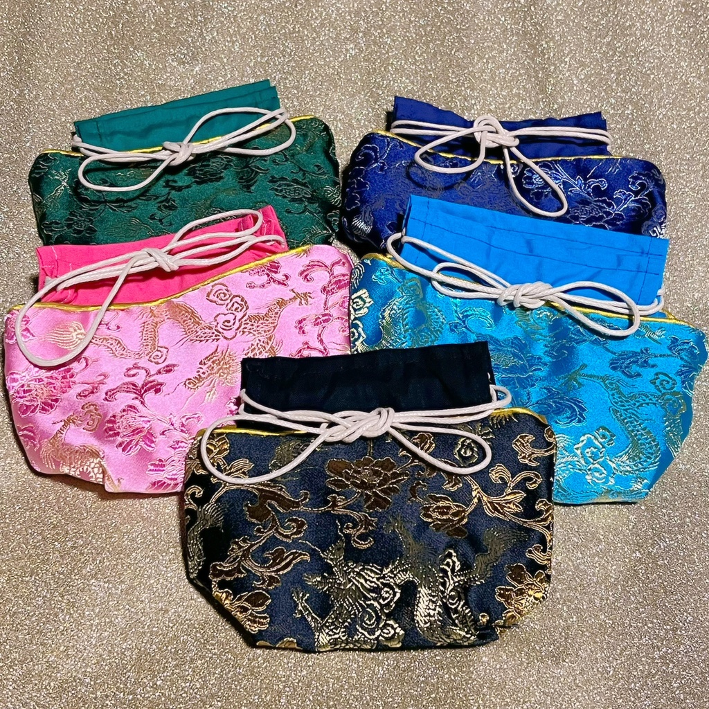 もちマス お出かけチャイナ風巾着