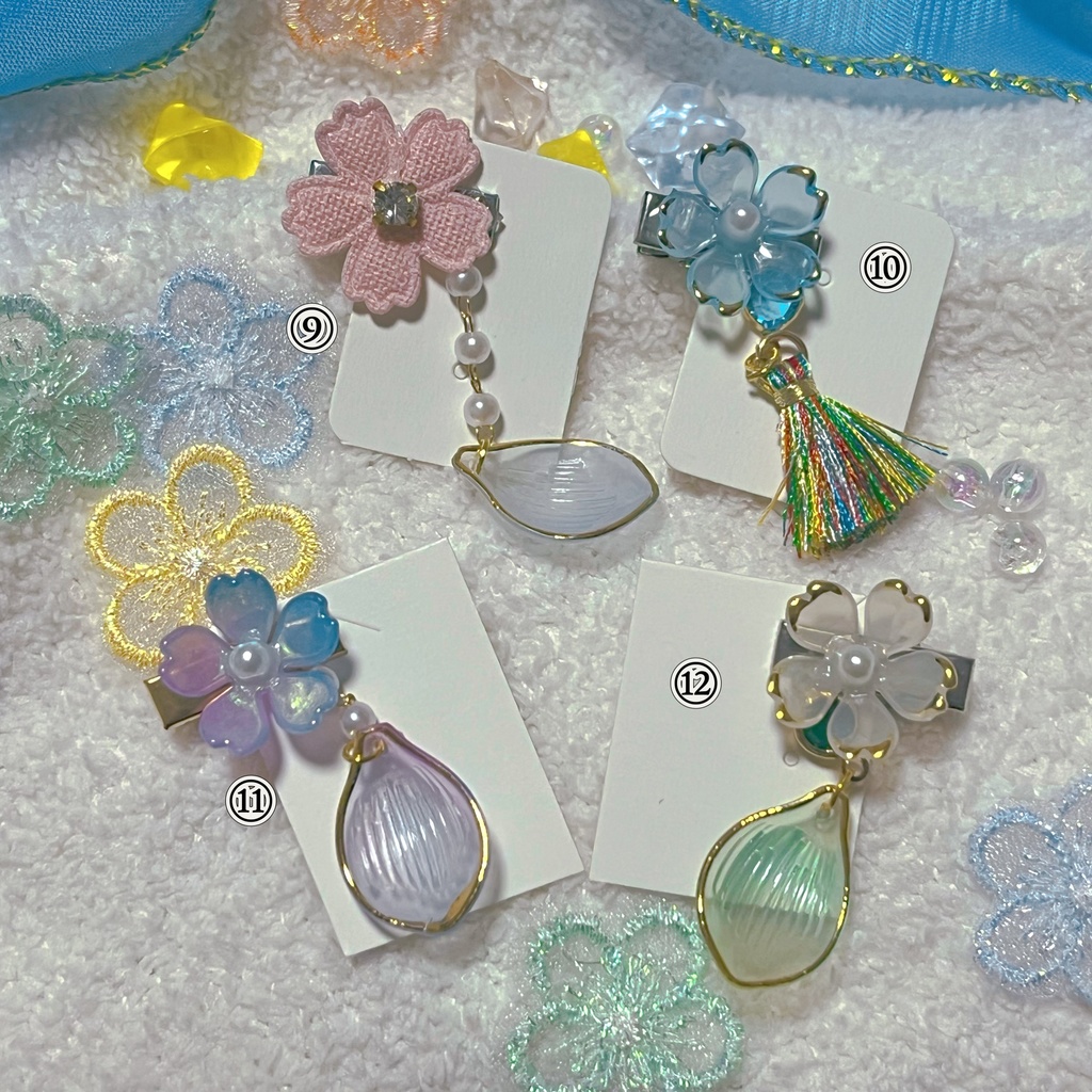 桜ヘアクリップ