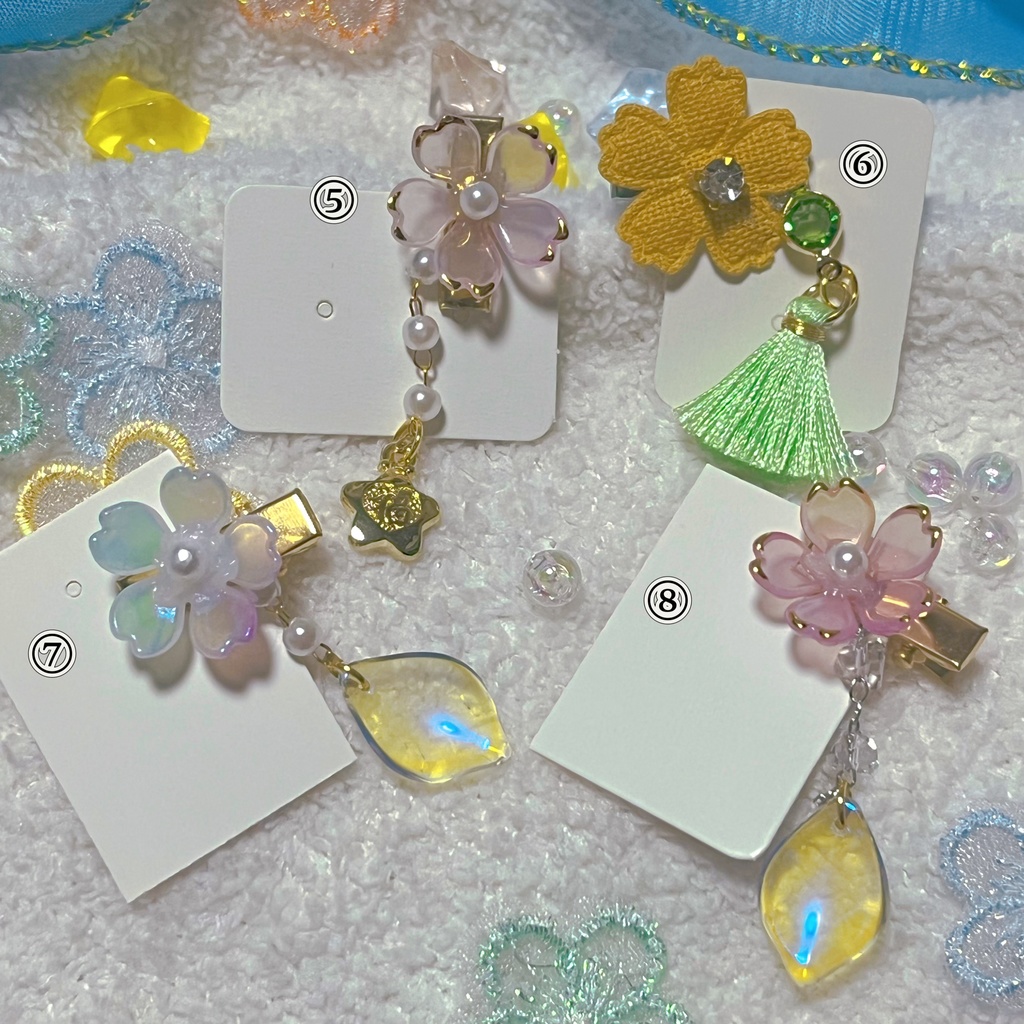 桜ヘアクリップ