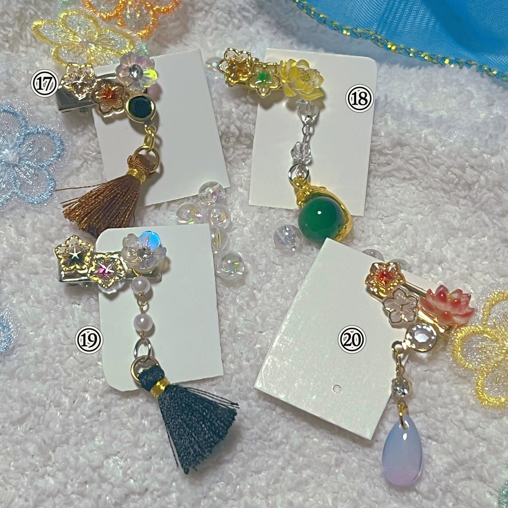 勾梅/蓮 ヘアクリップ