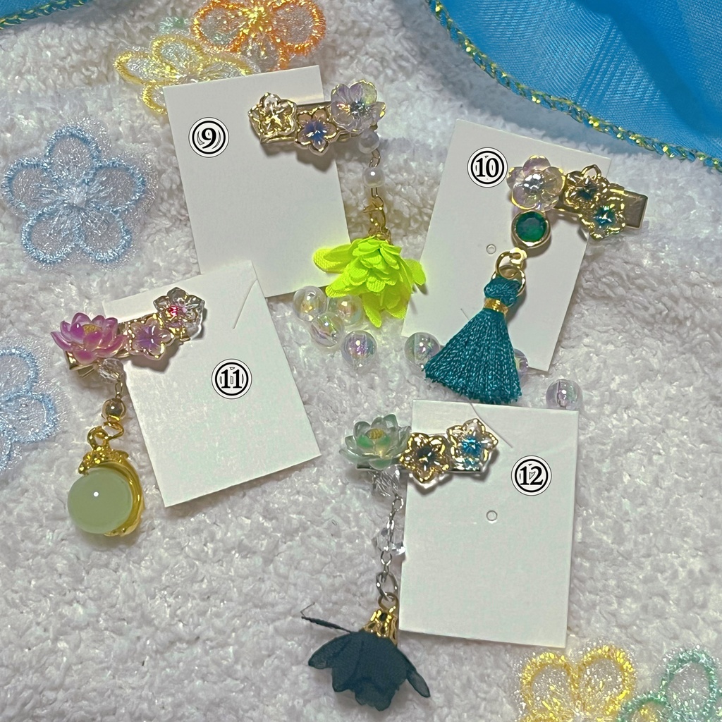 勾梅/蓮 ヘアクリップ