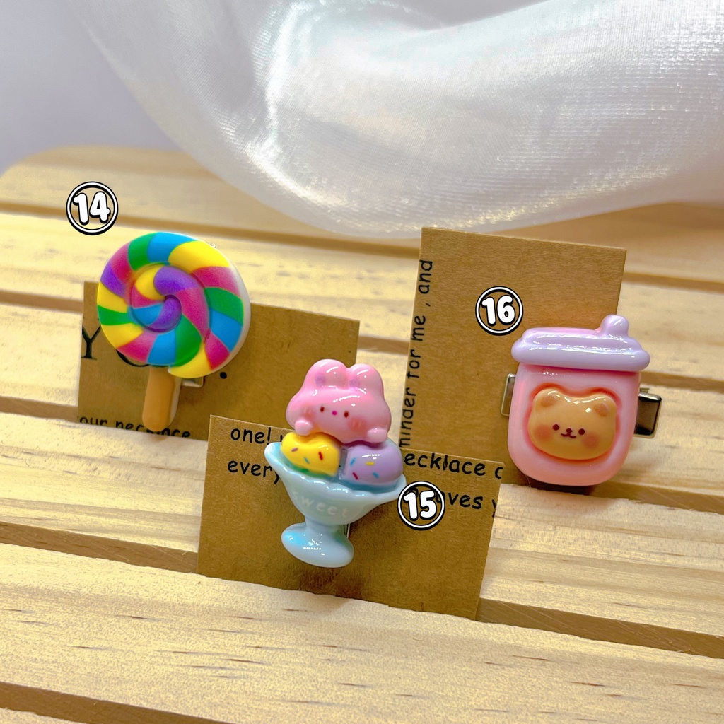 もちマス スイーツビュッフェ ヘアクリップ