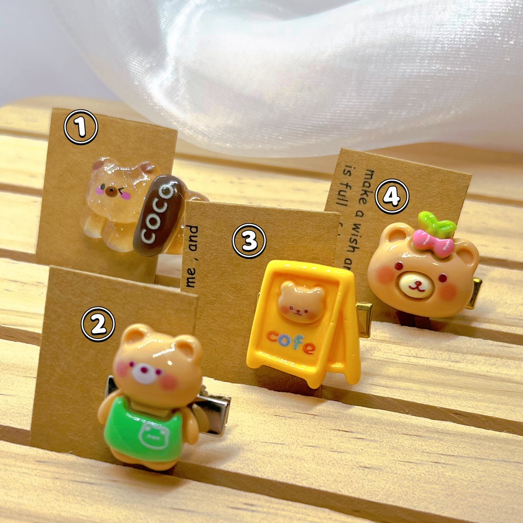 もちマス スイーツビュッフェ ヘアクリップ