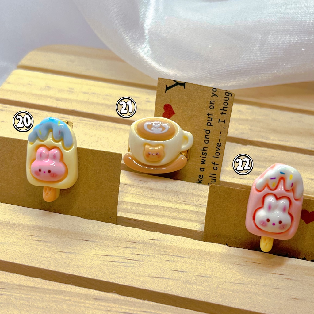 もちマス スイーツビュッフェ ヘアクリップ