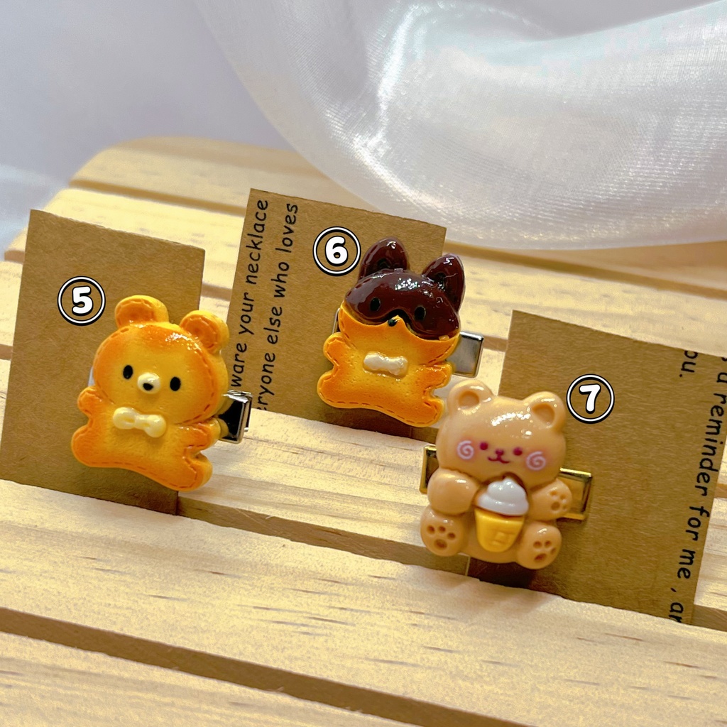 もちマス スイーツビュッフェ ヘアクリップ