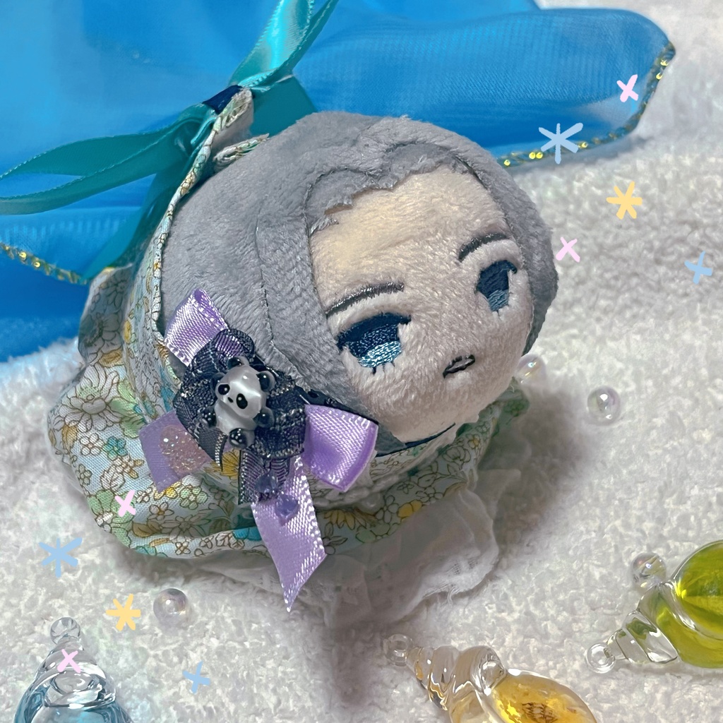 サマーリボン ヘアクリップ