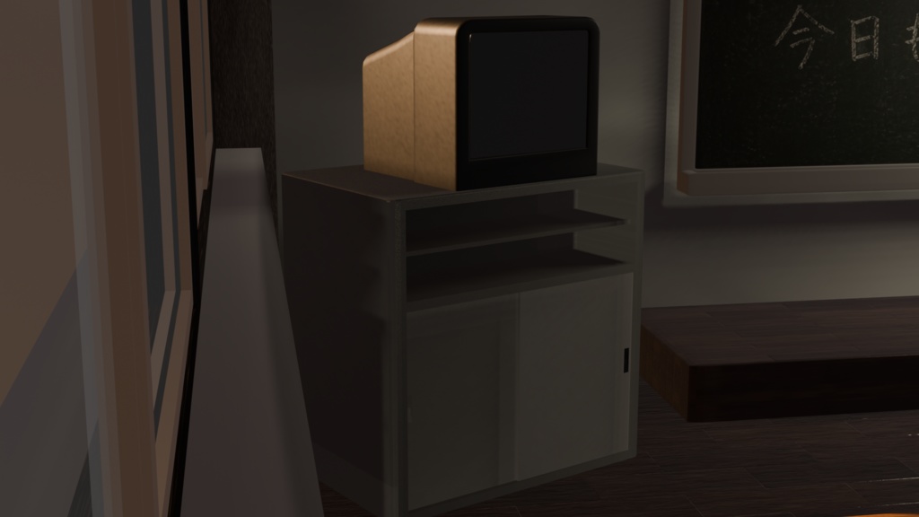 【夕焼けの教室】3D背景モデル / Unity・VRChat対応