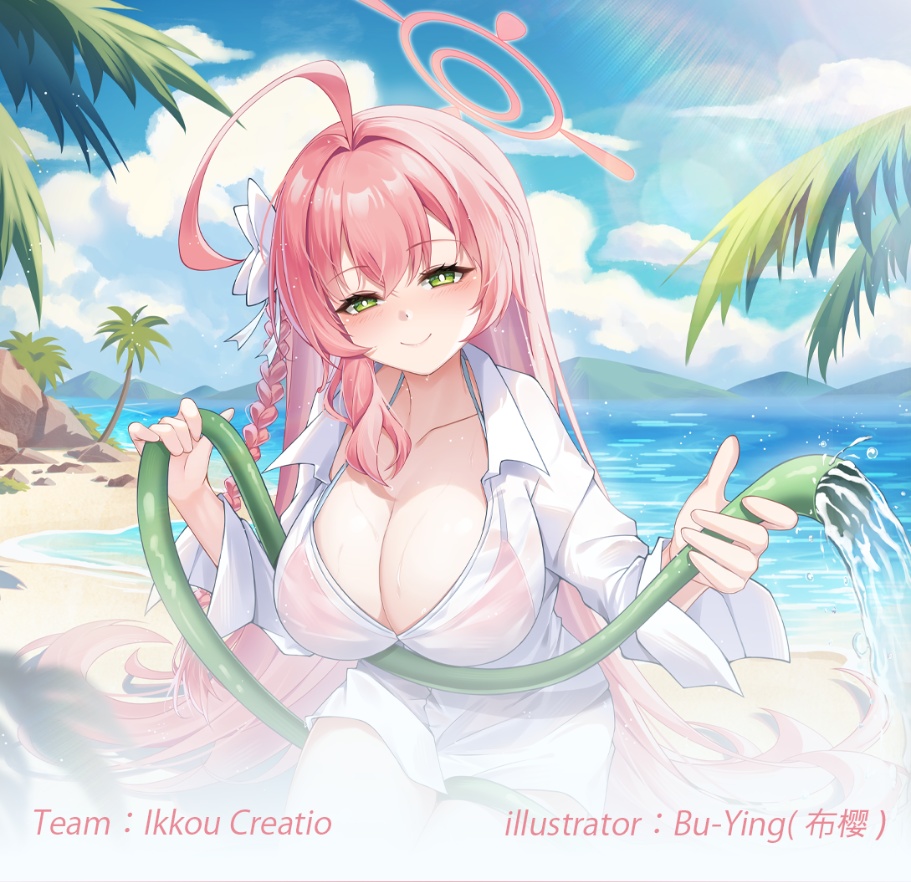 ブルーアーカイブ/浦和ハナコ/サマー水着 - uniseika - BOOTH