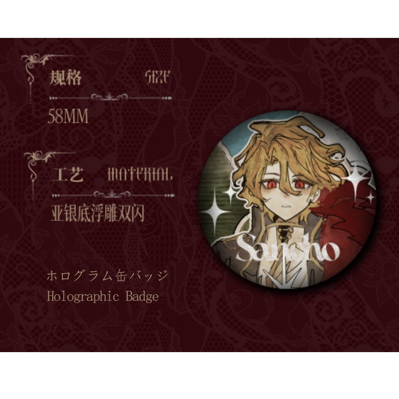 Limbus Company鏡の世界 缶バッジ&レリーフコイン