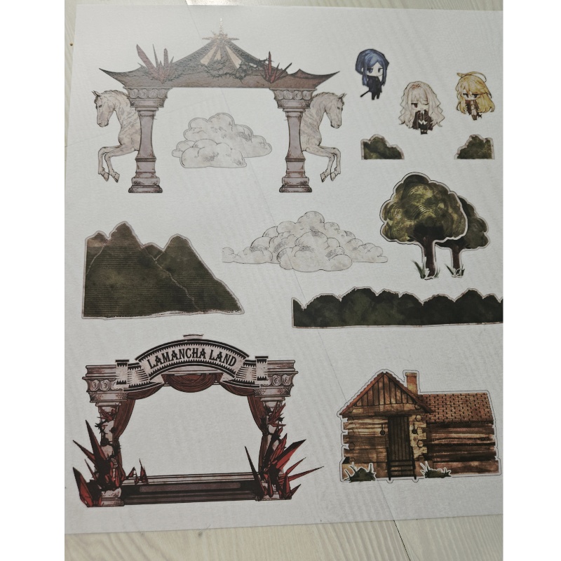 Limbus Company鏡の世界 イラスト集「Myosotis」/ステッカー/招待状