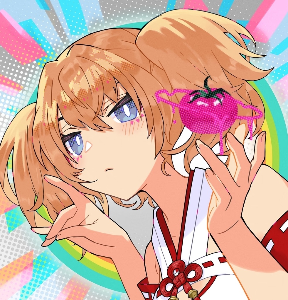 Megami #01343 18センチ四方キャンバスアート