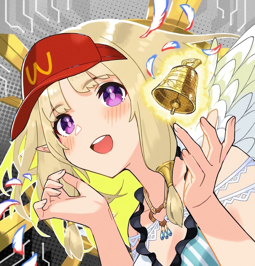 Megami #05686 18センチ四方キャンバスアート