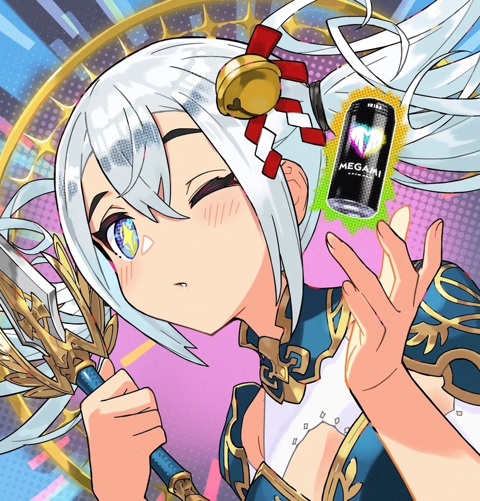 Megami #08970 18センチ四方キャンバスアート