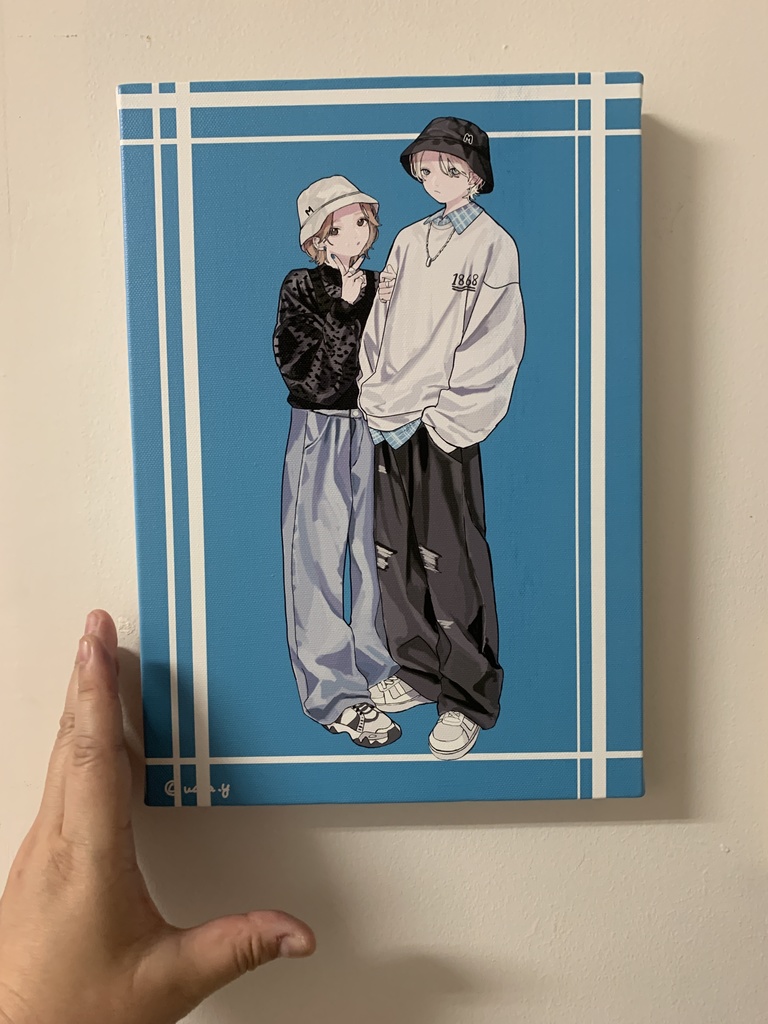 【1点モノ!】八色わたさんオリジナルキャンバス5月号