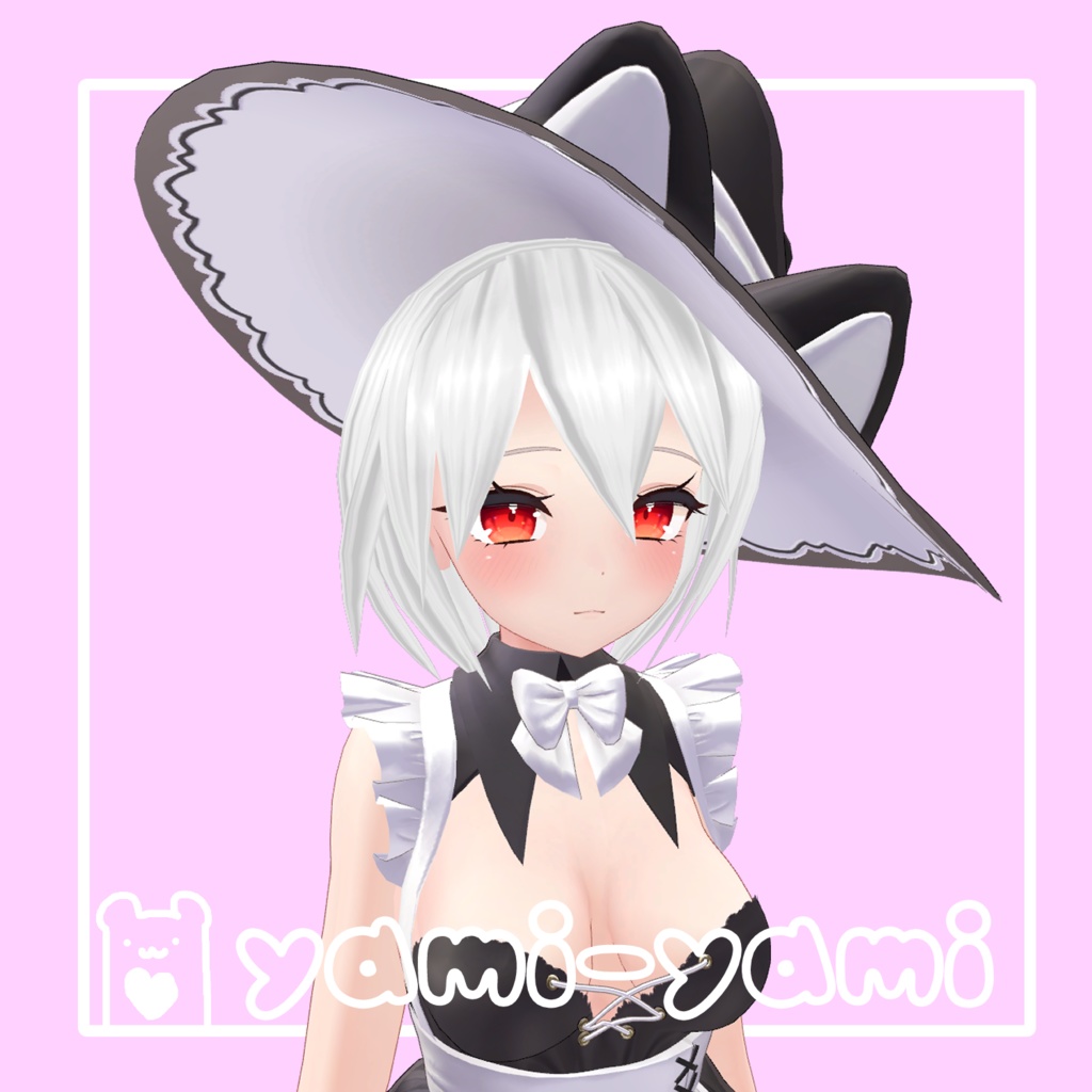 5アバター対応シンプルショートボブ　hair01