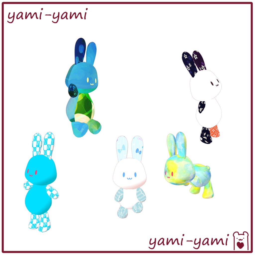 オリジナル3Dモデル「ラビトーン」