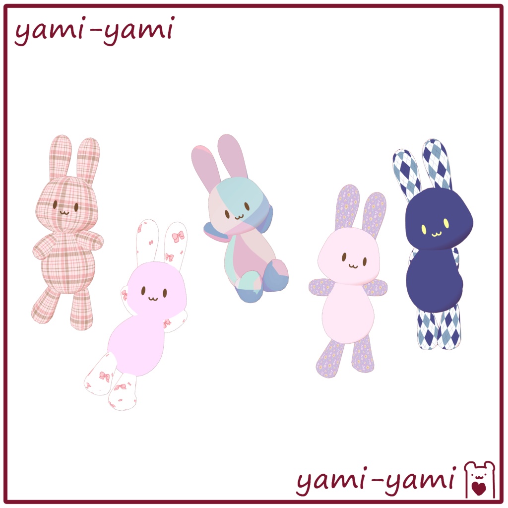 オリジナル3Dモデル「ラビトーン」