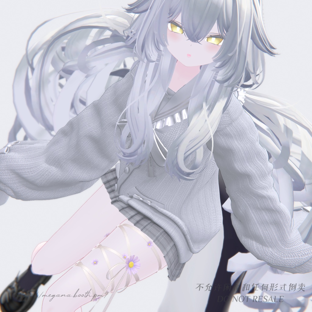 【 7avatars】 Flower Ribbon キンモクセイ/マーガレット